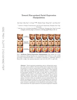 Toward Fine-grained Facial Expression Manipulation