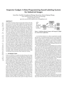 Inspector Gadget: A Data Programming-based Labeling System for
  Industrial Images