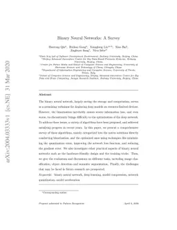 Binary Neural Networks: A Survey