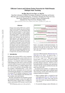 Efficient Context and Schema Fusion Networks for Multi-Domain Dialogue
  State Tracking
