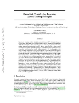 QuantNet: Transferring Learning Across Systematic Trading Strategies