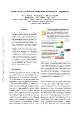 TuringAdvice: A Generative and Dynamic Evaluation of Language Use