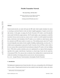 Flexible Transmitter Network