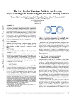 The Holy Grail of Quantum Artificial Intelligence: Major Challenges in
  Accelerating the Machine Learning Pipeline