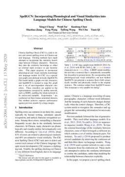 SpellGCN: Incorporating Phonological and Visual Similarities into
  Language Models for Chinese Spelling Check