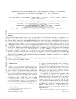 Augmenting interictal mapping with neurovascular coupling biomarkers by
  structured factorization of epileptic EEG and fMRI data