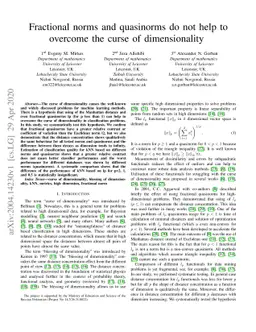 Fractional norms and quasinorms do not help to overcome the curse of
  dimensionality