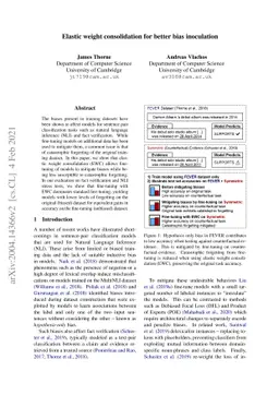 Elastic weight consolidation for better bias inoculation