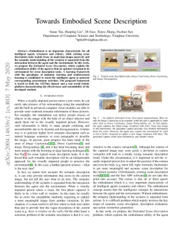 Towards Embodied Scene Description