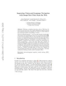 Improving Vision-and-Language Navigation with Image-Text Pairs from the
  Web