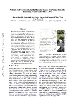 Crisscrossed Captions: Extended Intramodal and Intermodal Semantic
  Similarity Judgments for MS-COCO