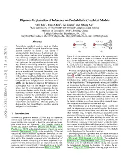 Rigorous Explanation of Inference on Probabilistic Graphical Models