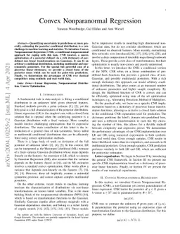 Convex Nonparanormal Regression