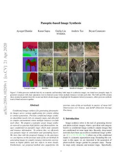 Panoptic-based Image Synthesis