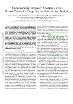 Understanding Integrated Gradients with SmoothTaylor for Deep Neural
  Network Attribution