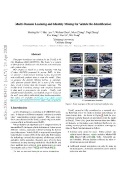 Multi-Domain Learning and Identity Mining for Vehicle Re-Identification