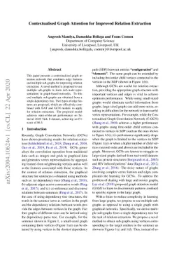 Contextualised Graph Attention for Improved Relation Extraction