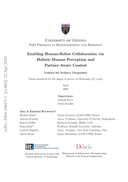 Enabling Human-Robot Collaboration via Holistic Human Perception and
  Partner-Aware Control