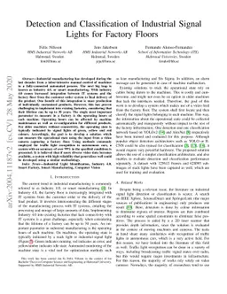 Detection and Classification of Industrial Signal Lights for Factory
  Floors
