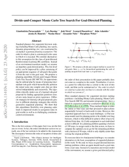 Divide-and-Conquer Monte Carlo Tree Search For Goal-Directed Planning