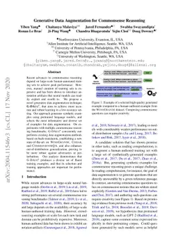 Generative Data Augmentation for Commonsense Reasoning