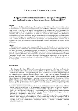 Customization and modifications of SignWriting by LIS users