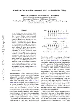 Coach: A Coarse-to-Fine Approach for Cross-domain Slot Filling