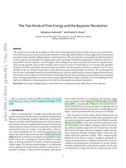 The Two Kinds of Free Energy and the Bayesian Revolution