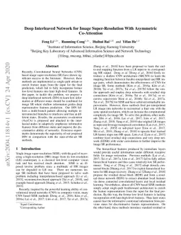 Deep Interleaved Network for Image Super-Resolution With Asymmetric
  Co-Attention