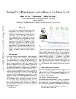 Detecting Driver's Distraction using Long-term Recurrent Convolutional
  Network