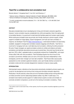 TeamTat: a collaborative text annotation tool