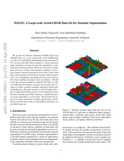 DALES: A Large-scale Aerial LiDAR Data Set for Semantic Segmentation