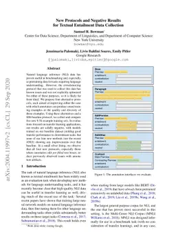 New Protocols and Negative Results for Textual Entailment Data
  Collection