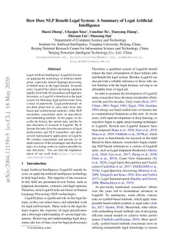 How Does NLP Benefit Legal System: A Summary of Legal Artificial
  Intelligence