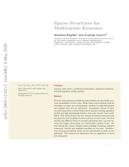 Sparse Structures for Multivariate Extremes