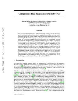 Compromise-free Bayesian neural networks