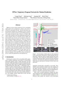 TPNet: Trajectory Proposal Network for Motion Prediction