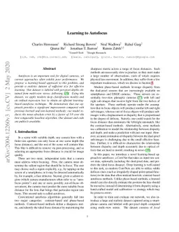 Learning to Autofocus