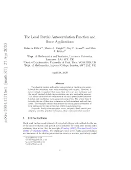 The Local Partial Autocorrelation Function and Some Applications