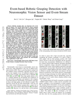 Event-based Robotic Grasping Detection with Neuromorphic Vision Sensor
  and Event-Stream Dataset