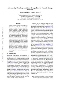 Autoencoding Word Representations through Time for Semantic Change
  Detection