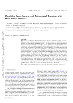Classifying Image Sequences of Astronomical Transients with Deep Neural
  Networks