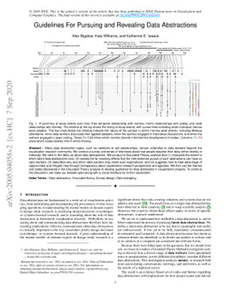 Guidelines For Pursuing and Revealing Data Abstractions