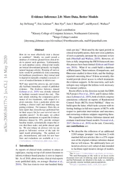 Evidence Inference 2.0: More Data, Better Models