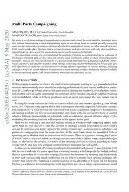 Multi-Party Campaigning