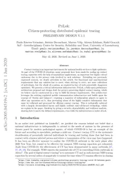 PriLok: Citizen-protecting distributed epidemic tracing