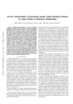 On the Transferability of Knowledge among Vehicle Routing Problems by
  using Cellular Evolutionary Multitasking