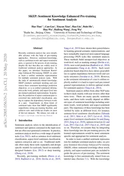 SKEP: Sentiment Knowledge Enhanced Pre-training for Sentiment Analysis