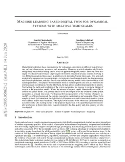 Machine learning based digital twin for dynamical systems with multiple
  time-scales