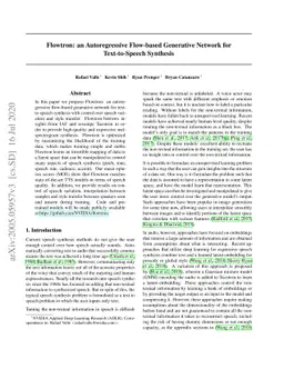 Flowtron: an Autoregressive Flow-based Generative Network for
  Text-to-Speech Synthesis